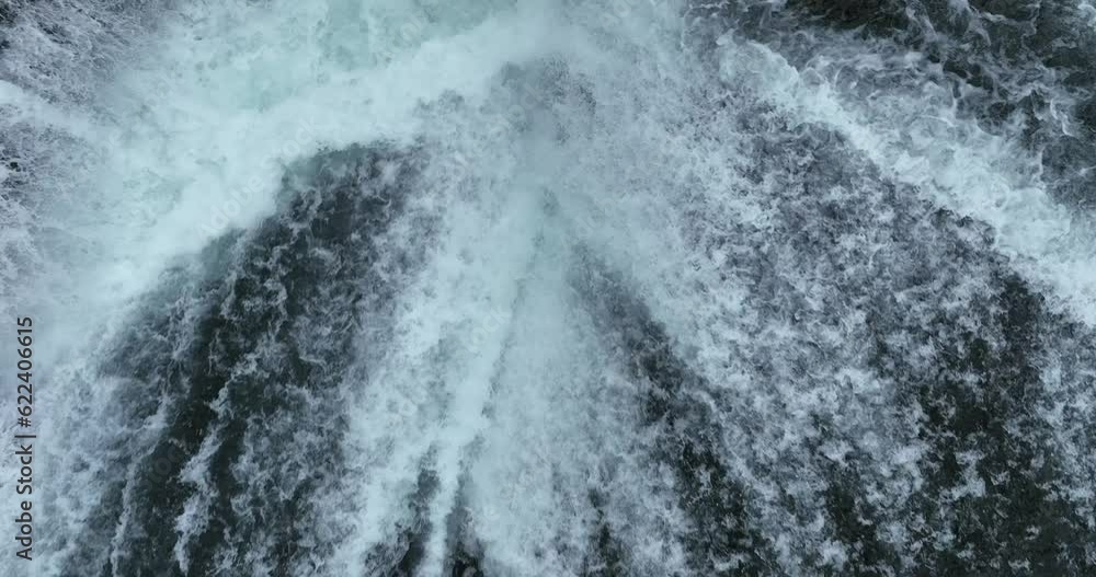 aerial shot of wild river with huge waterfall aerial shot of wild river with huge waterfall