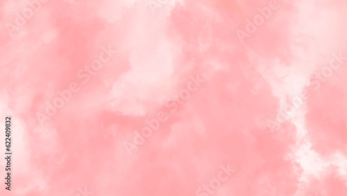 Abstract watercolor background. The watercolor background texture is soft pink. Digital drawing.