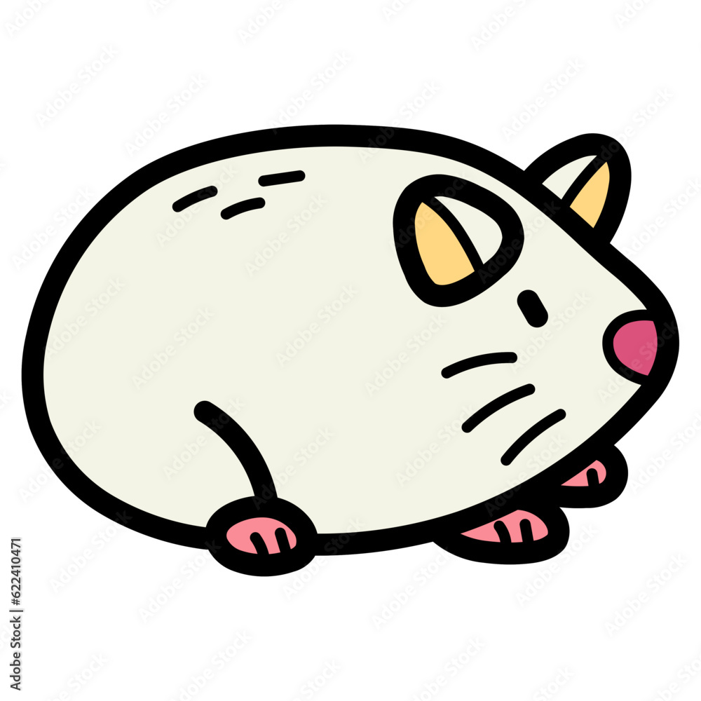 hamster filled outline icon style hamster filled outline icon style