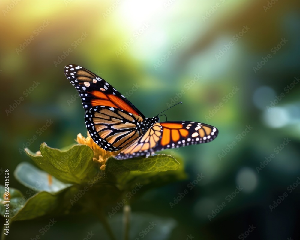 A photorealistic image of a super macro shot of Monarch butterfly, macro lens, emphasizing the detail and realism of image. Generative AI A photorealistic image of a super macro shot of Monarch butterfly, macro lens, emphasizing the detail and realism of image. Generative AI