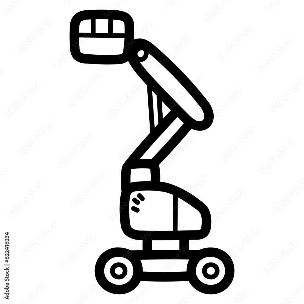 overhead platform line icon style overhead platform line icon style