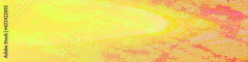 Yellow textured plain panorama background design illustration, Modern horizontal design suitable for Ads, Posters, Banners, social media, evetns and design works