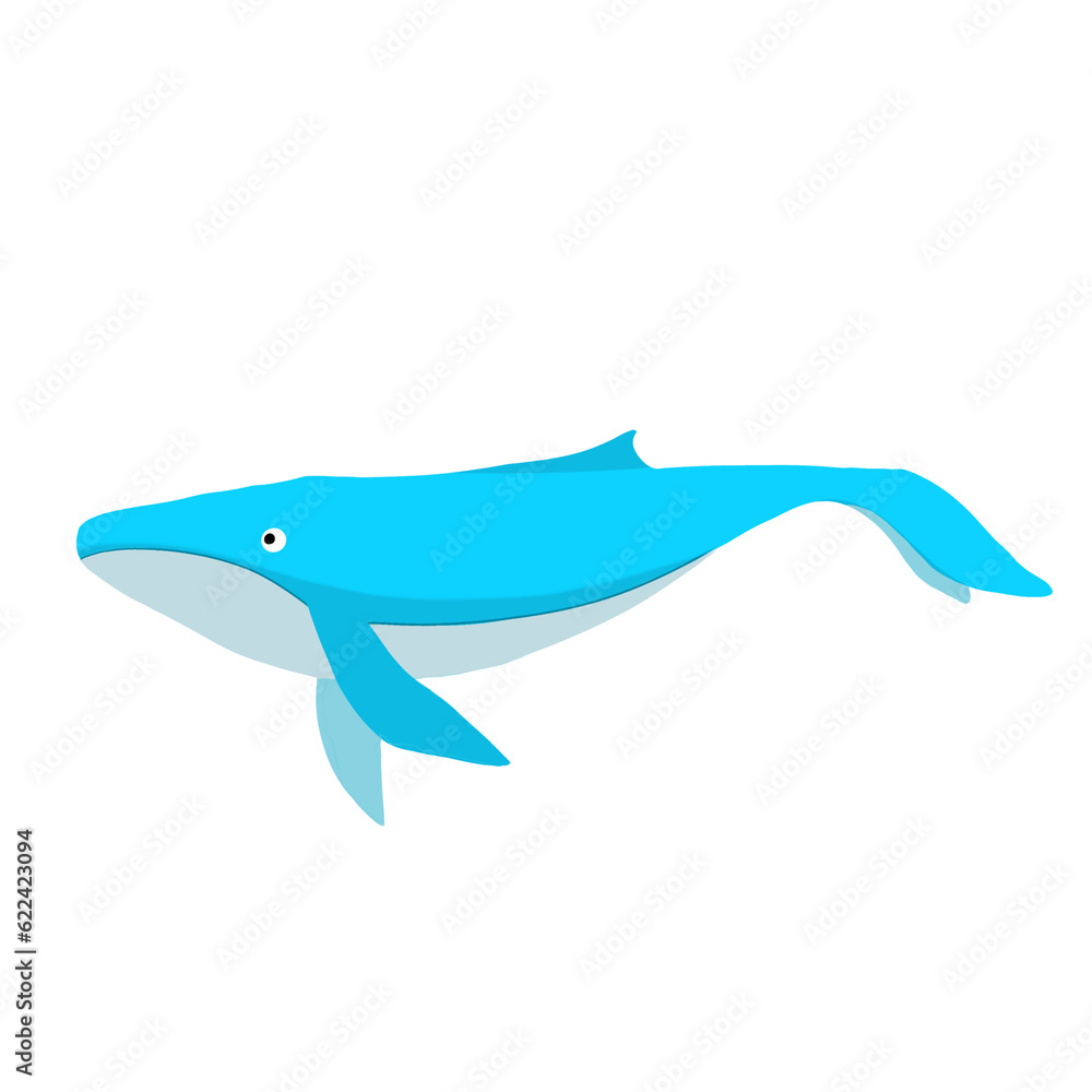 Fototapeta premium dolphin isolated on white