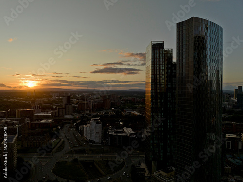 Low Sunset in Downtown Manchester © eric