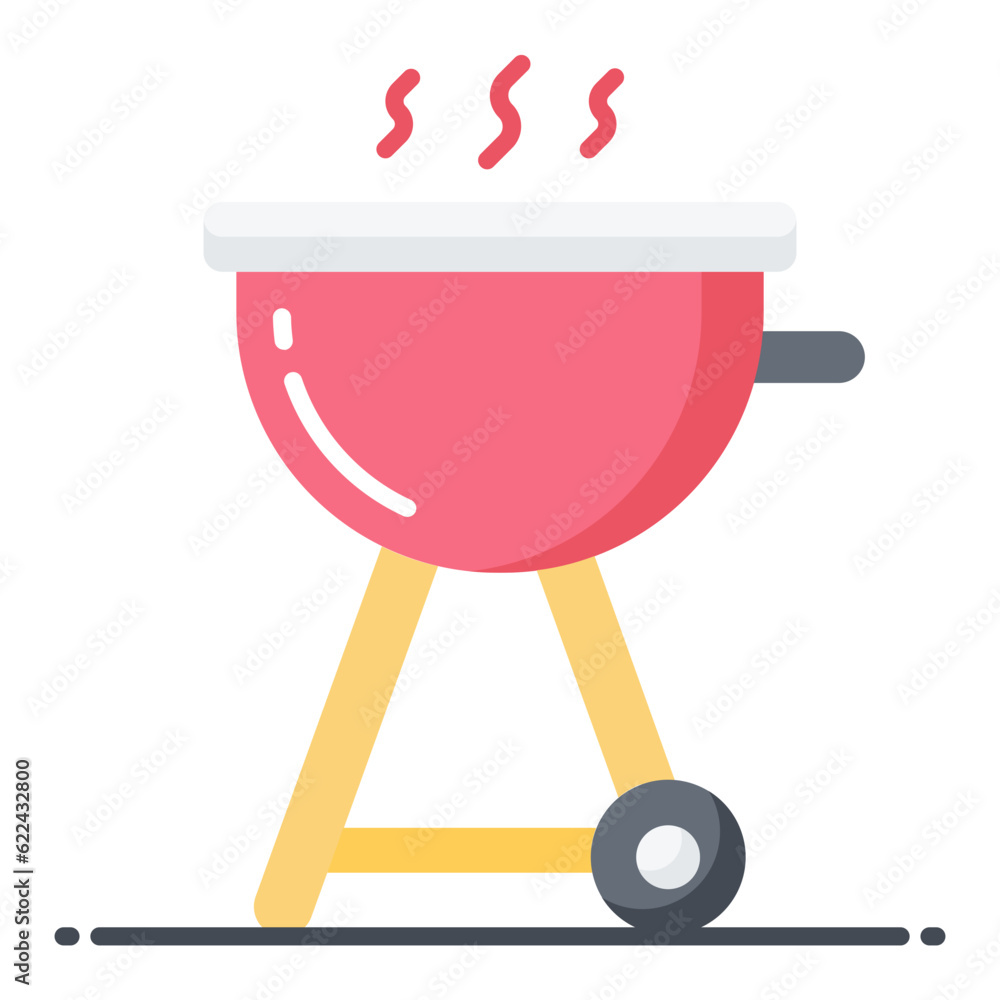 Barbeque Flat Icon Barbeque Flat Icon