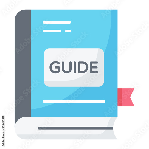 Guide Book Flat Icon