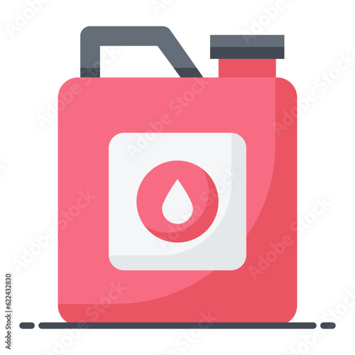 Oil Barrel Flat Icon