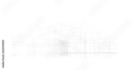 house sketch drawing