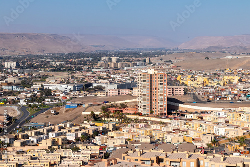 view of the Arica city and Azapa valley © cristian