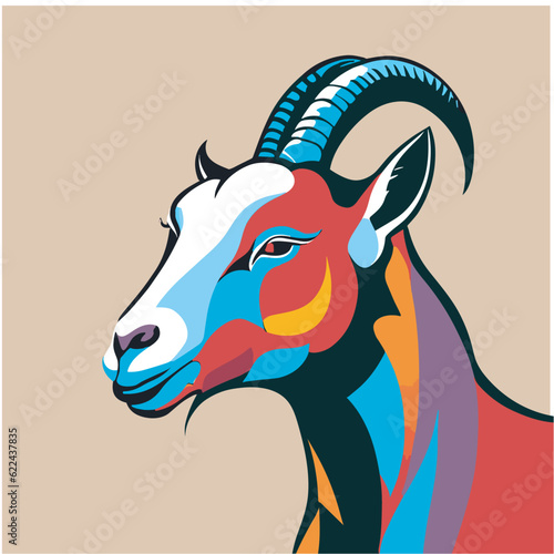 illustration of a GOAT