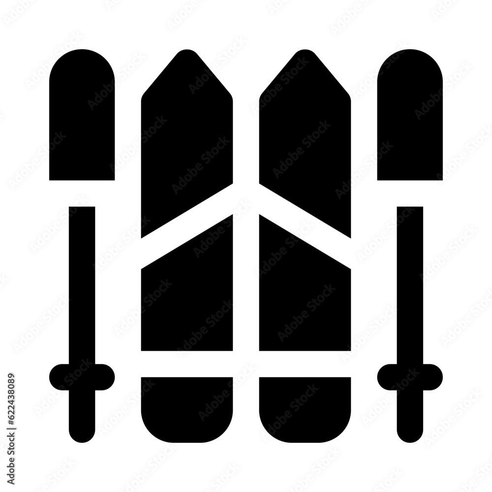 ice ski icon for your website, mobile, presentation, and logo design. ice ski icon for your website, mobile, presentation, and logo design.