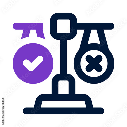 balance icon for your website, mobile, presentation, and logo design.