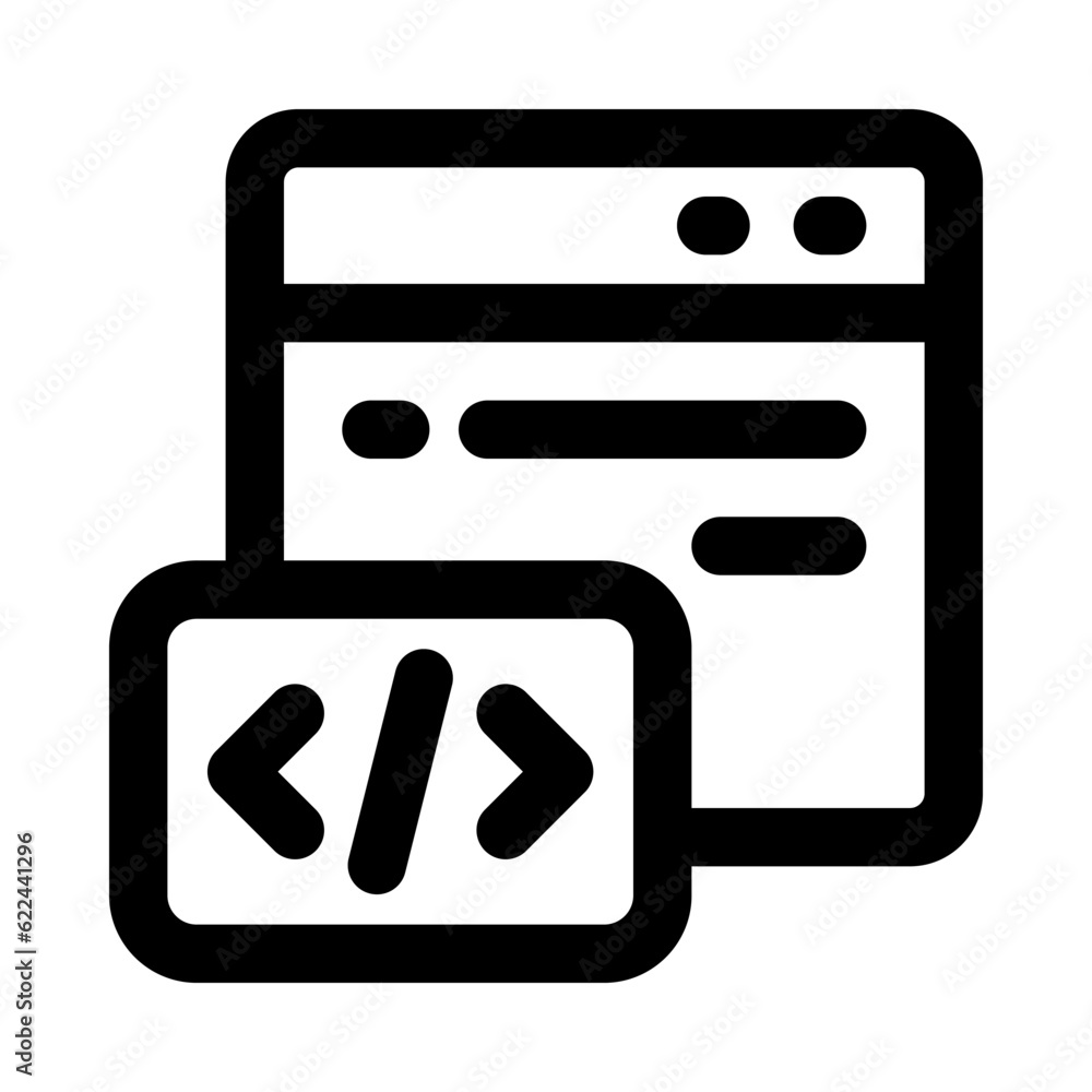 coding icon for your website, mobile, presentation, and logo design. coding icon for your website, mobile, presentation, and logo design.