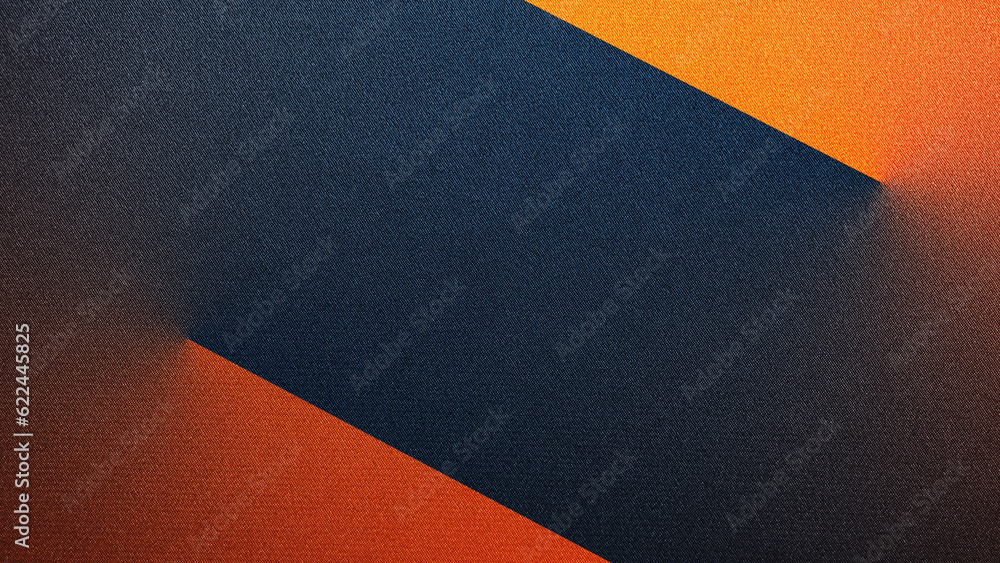 Black dark blue gray copper red brown burnt orange gold yellow abstract background. Color gradient ombre. Geometric shape. Stripe line angle. Rough noise grungy grain texture. Design. Template. Shine