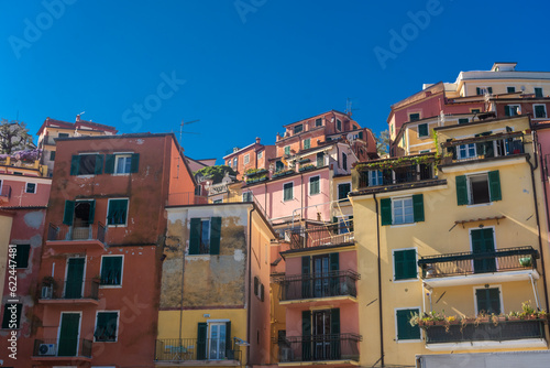 Colorful houses of Lerici, Italy