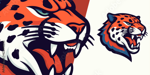 Unleash the Power: Sporty Jaguar Mascot Logo Design for Teams, Badges, and Emblems