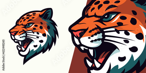 Elevate Your Game: Contemporary Jaguar Mascot Logo Design for Sports and Esports