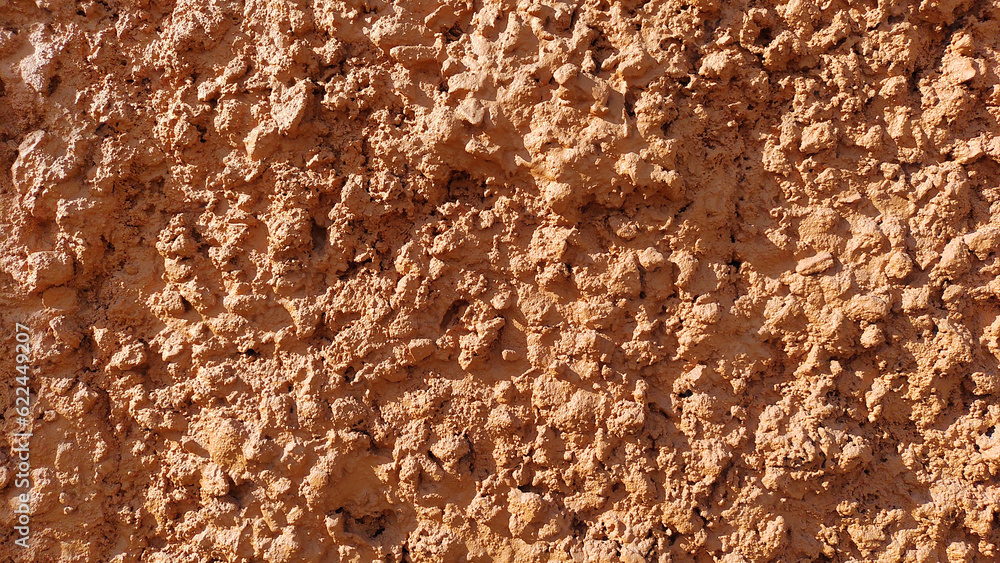 A beautiful decoration for walls. textured, with brown graffiti,.for indoor and outdoor