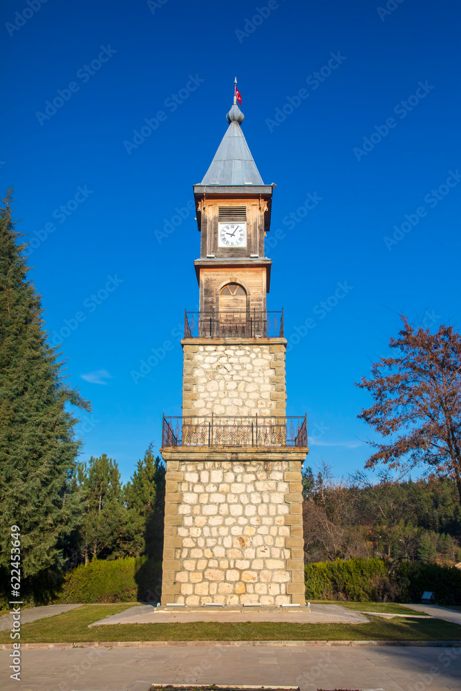 Bilecik Clock Tower, Historic clock tower. Bilecik - Turkey