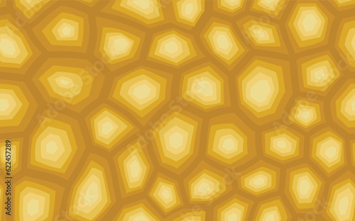 Abstract modern turtle shell seamless pattern. Animals trendy background. Beige decorative vector illustration for print, fabric, textile. Modern ornament of stylized skin