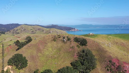 New Zealand Aerial Mountains and Sea