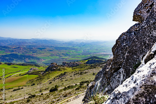Mountain landscape Torcal de Antequera, Spain