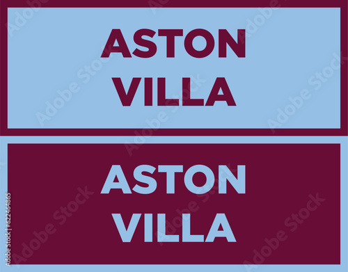 Aston Villa typography