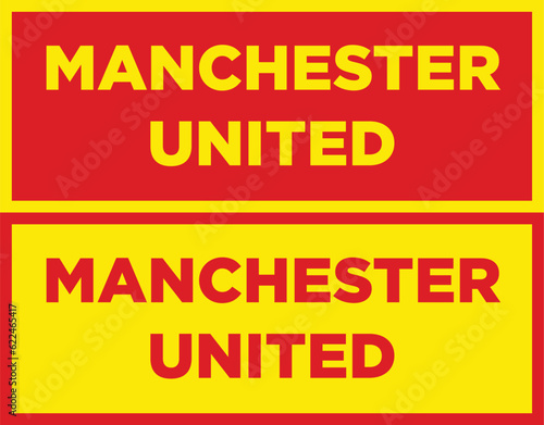 manchester united typography