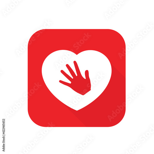 heart cpr medical icon vector design	
