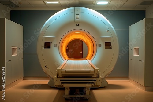 An MRI Scanner. Generative AI.