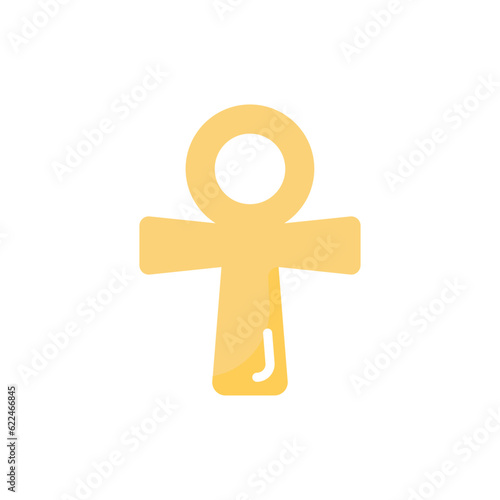 Ankh Cross Flat Icon