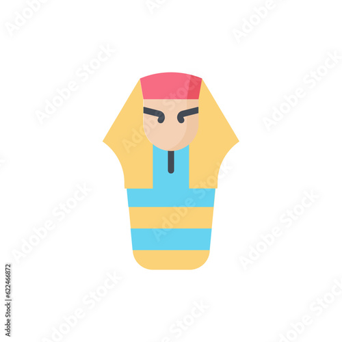 sarcophagus flat icon