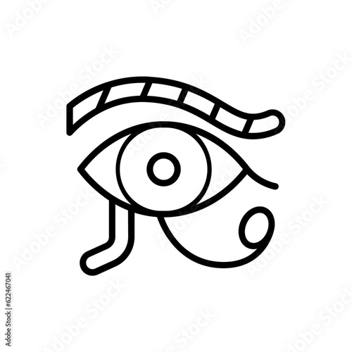 Eye Of Ra Line Icon
