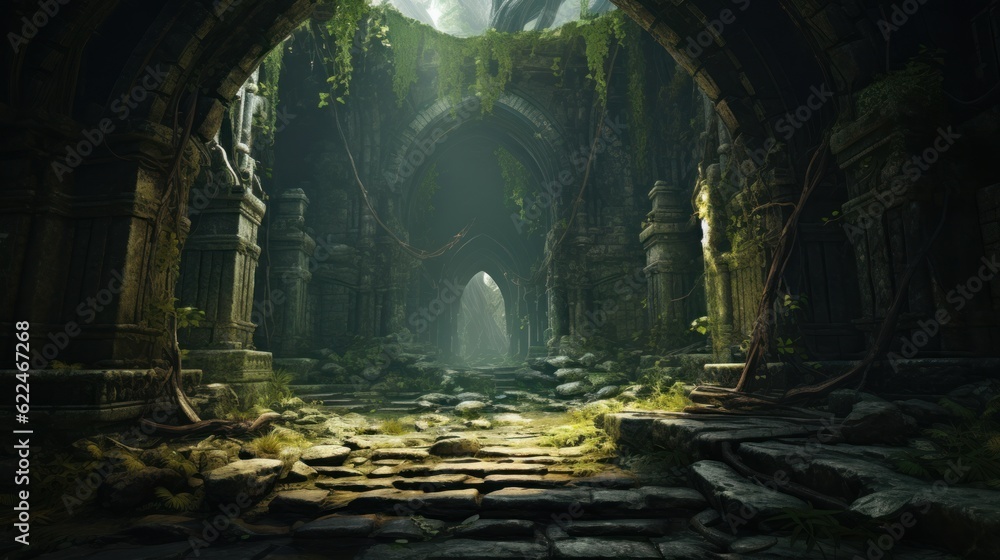 A fantastic and mysterious place worth discovering game art A fantastic and mysterious place worth discovering game art