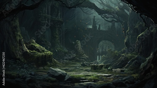 A fantastic and mysterious place worth discovering game art © Damian Sobczyk