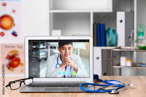 Video chat with doctor on m...