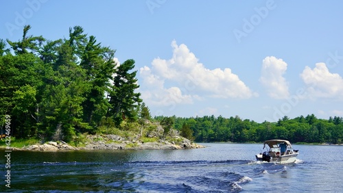 Foto Boating in Beautiful Georgian Bay Ontario, Canada