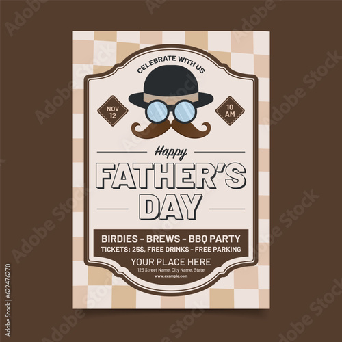 Father's Day Flyer Template