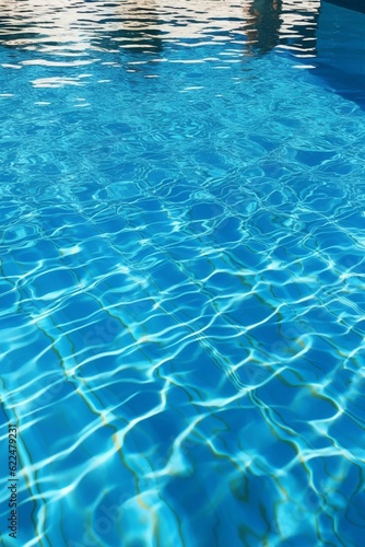 pool surface water on sunny day