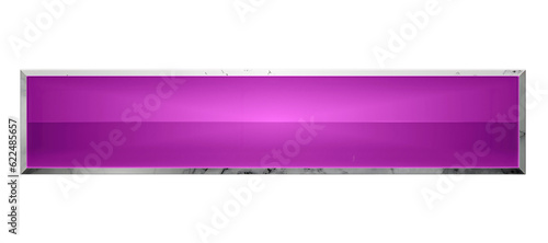 高級感のある紫色のバナー　銀の縁