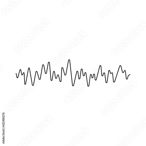 line audio wave element
