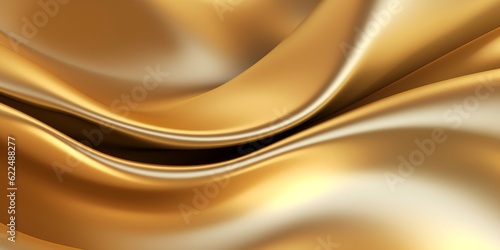 Paper shiny gold textured background. AI Generated,