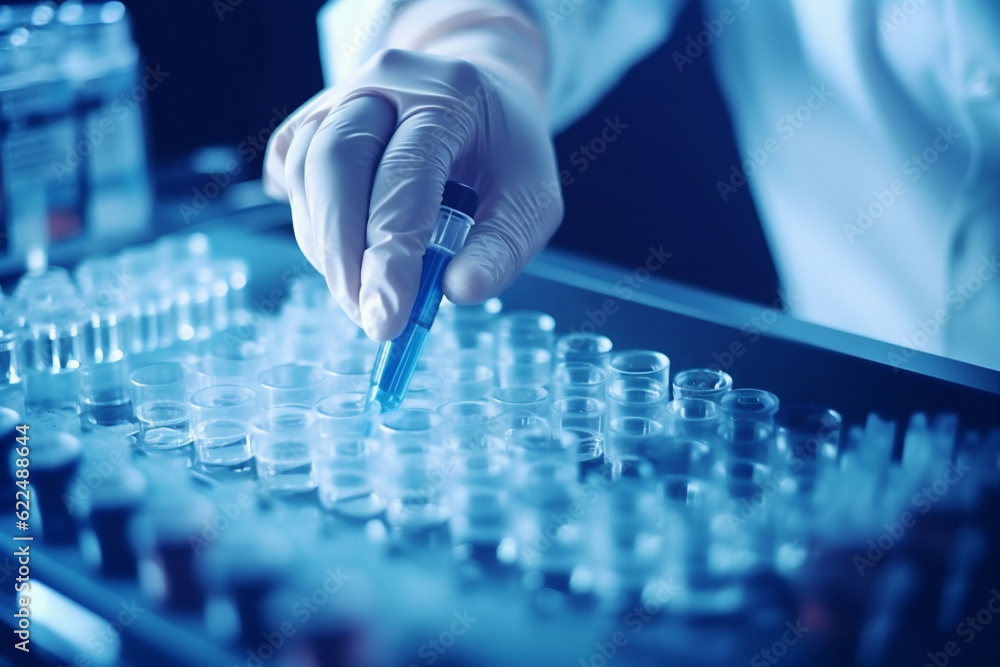 science tube medicine hand experiment test research medical biotechnology laboratory. Generative AI. science tube medicine hand experiment test research medical biotechnology laboratory. Generative AI.
