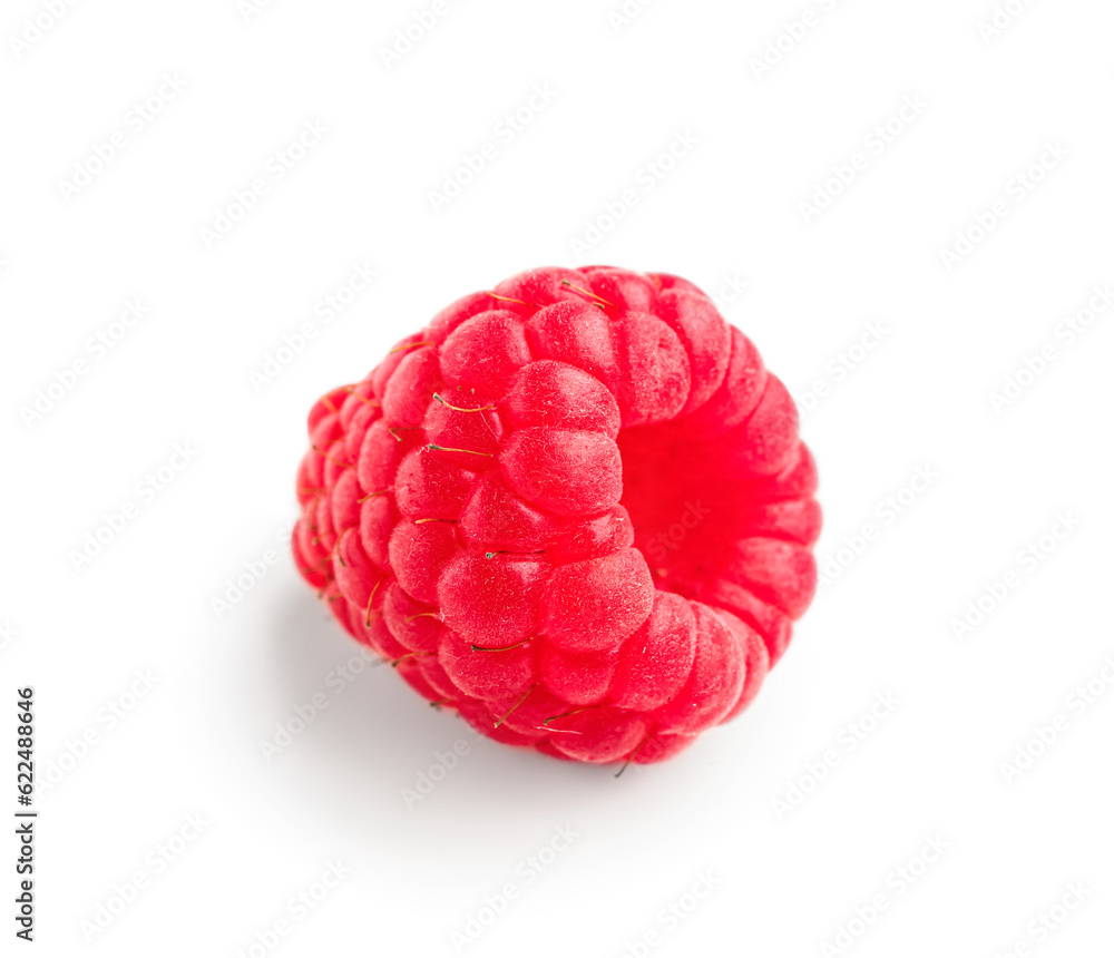Fresh raspberry on white background Fresh raspberry on white background