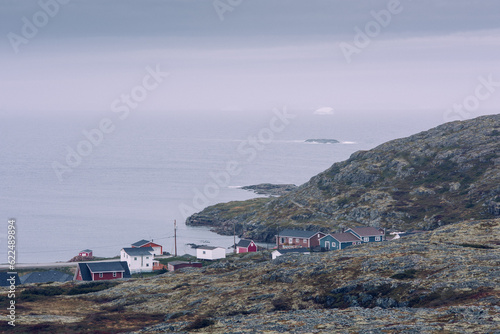 Shoreline of Fogo Island, Newfoundland, Canada photo