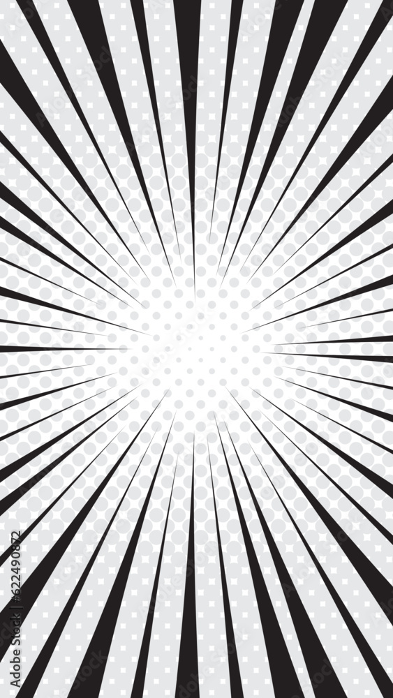 Obraz premium Speed lines comic