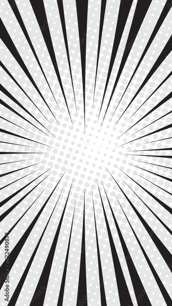 Obraz premium Speed lines comic