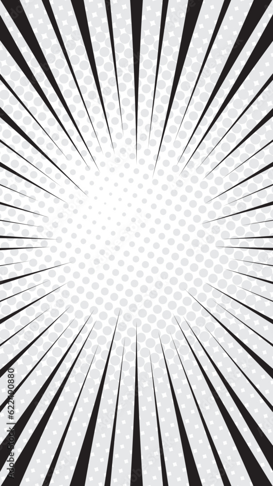 Obraz premium Speed lines comic