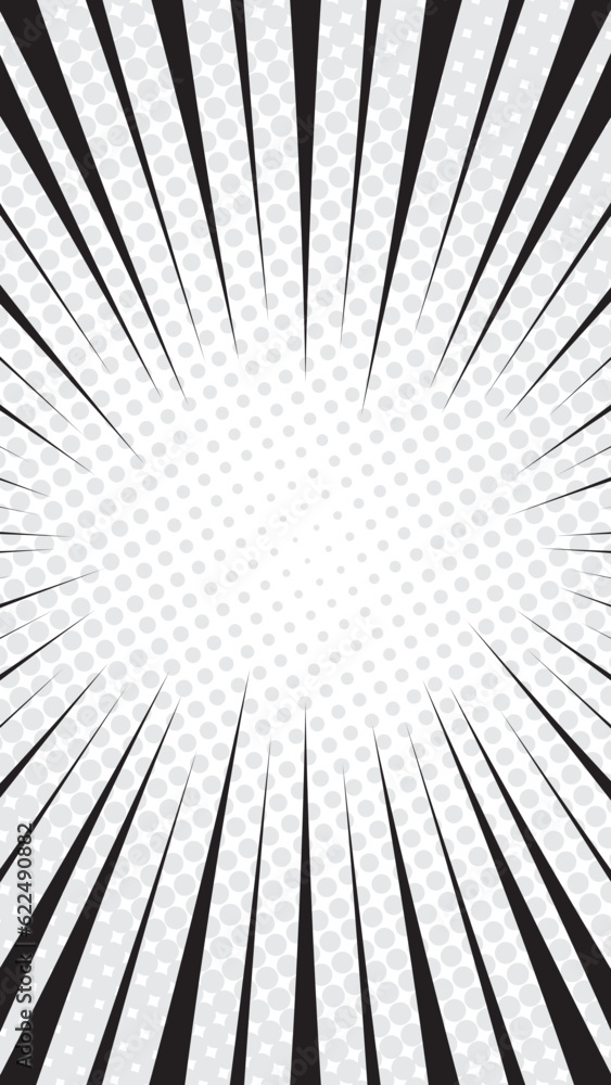 Obraz premium Speed lines comic