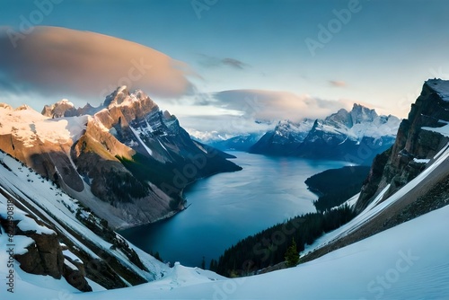 panorama of the mountains